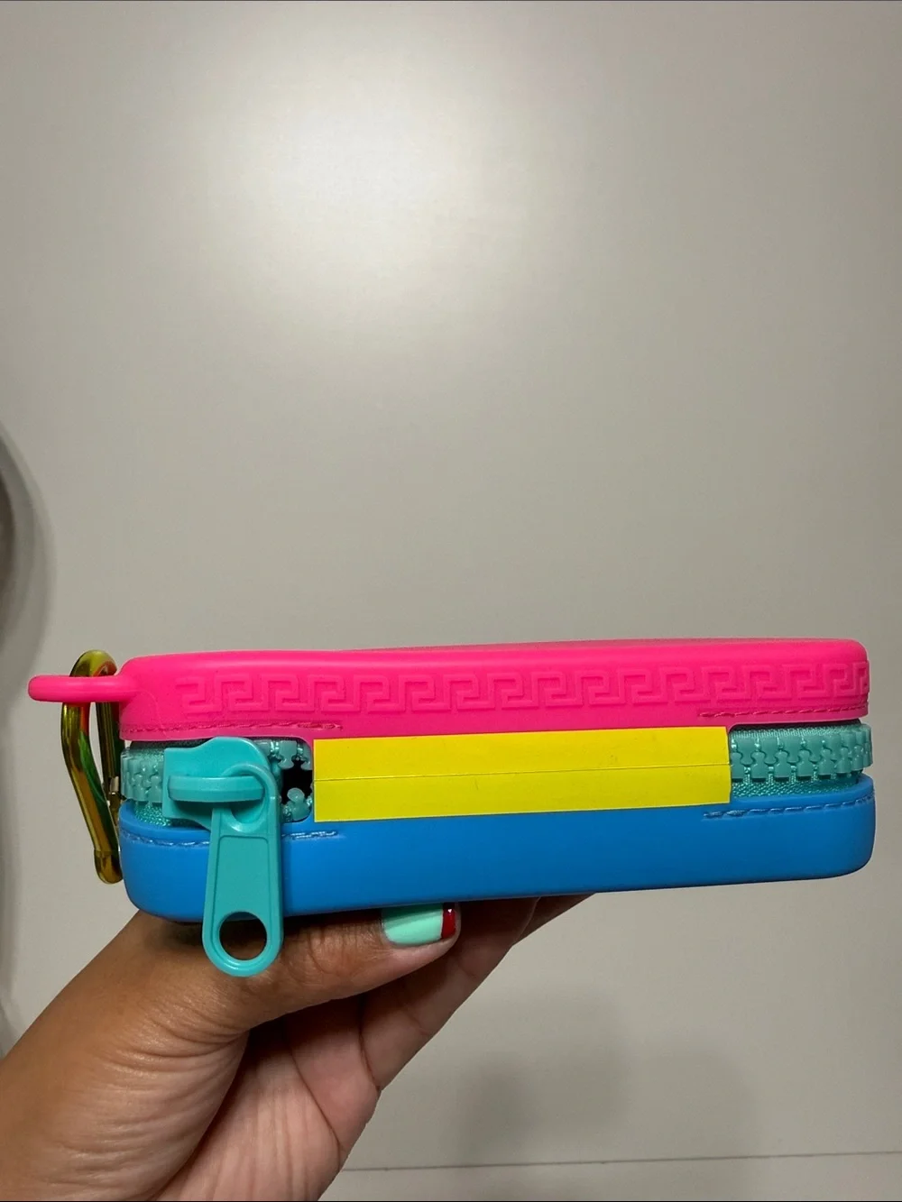 Versace Kids Biggie Blue Silicone Glasses Case Only